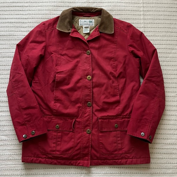 Vintage L.L. Bean quilted cotton barn coat - Picture 1 of 4